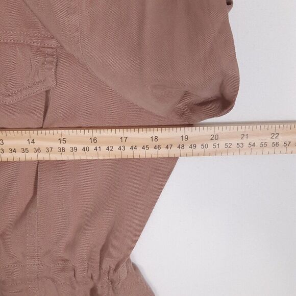 Altar'd State Soft Utility Jacket Dusty Rose Relaxed Fit Drawstring Waist SZ XS - Picture 12 of 16